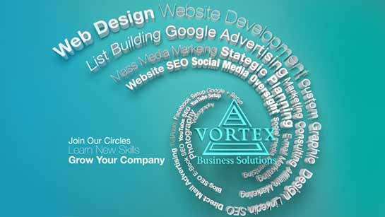 social media graphic Vortex Business Solutions