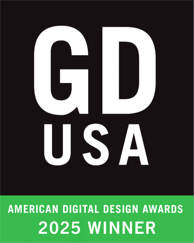 Vortex Digital Business Solutions Iowa City GDUSA American Digital Design Awards 2025 winner