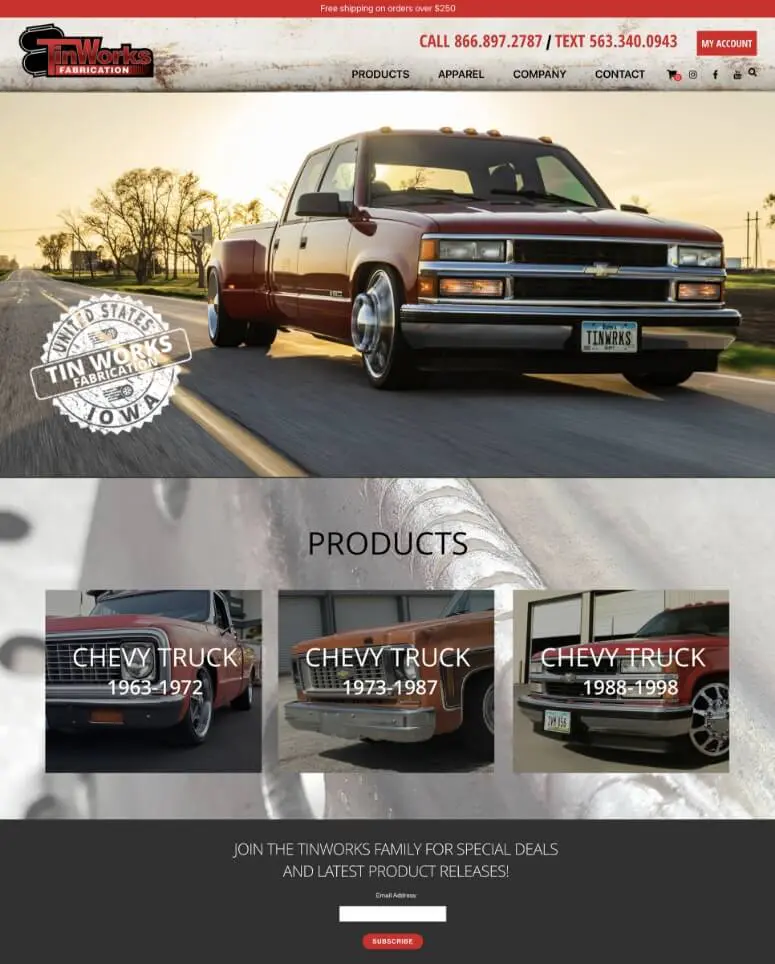 Vortex Digital Business Solutions Iowa City Case Studies TinWorks Fabrication the challenge
